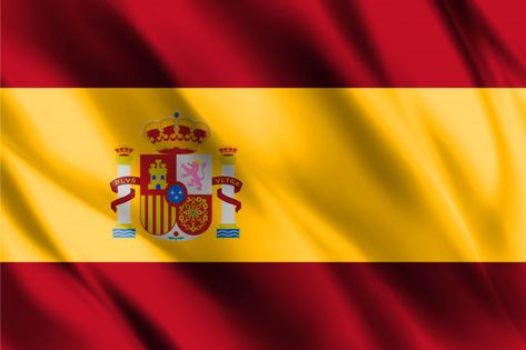 Flag Of Spain, Language Icon, Spain Country, Spanish Flag, Ribbon Flag, Spanish Flags, Spain Flag, Hanging Flags, Spain Culture