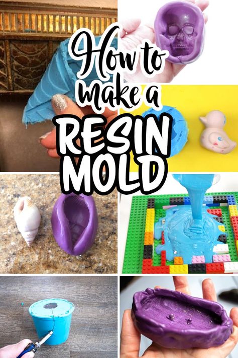 If you've ever wondered how to make a resin mold, this list of different types of DIY resin molds will help you find the best one for your next project. Where To Buy Resin Molds, Resin Stool Top, Resin Fishing Lures, Different Types Of Resin, Make Your Own Resin Mold, Epoxy Molds Diy, Resin Color Ideas, Epoxy Resin Crafts Molds, How To Layer Resin