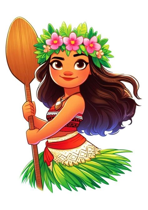 Moana Drawing, Moana Birthday Decorations, Disney Moana Art, Moana Theme Birthday, Disney Png, Baby Disney Characters, Disney Princess Moana, Disney Character Art, Artsy Background