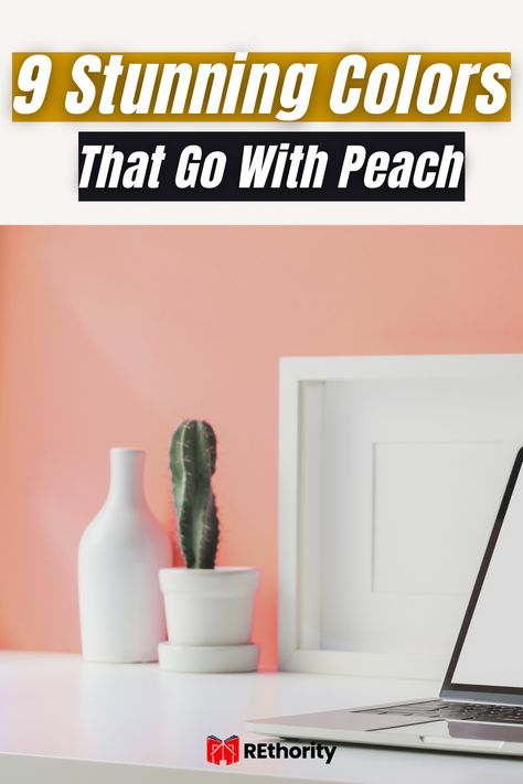 Peach is a beautiful, versatile color, and these nine stunning colors are perfect complements. Whether you want to create a subtle, peaceful atmosphere or a vibrant and inviting space, these colors will do the trick. From classic neutrals to eye-catching jewel tones, we've got you covered. Read on to find out how you can use peach in a variety of color palettes. Decorating With Peach Colors, Peach Pallet Color, Peach Color Bedroom Ideas, Peach Bedrooms, Peach Colored Rooms, Peach Wall Decor, Peach Living Rooms, Peach Paint Colors, Peach Color Palette