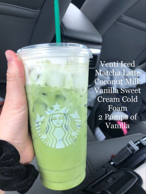 Iced Black Tea Starbucks, Matcha Order Starbucks, Matcha Starbucks Drinks Order Sweet, Green Drink Starbucks, Green Tea Frappe Starbucks, Sweet Matcha Starbucks Drinks, Starbucks Drinks Matcha, Matcha Starbucks Drinks Order, Starbucks Matcha Drinks