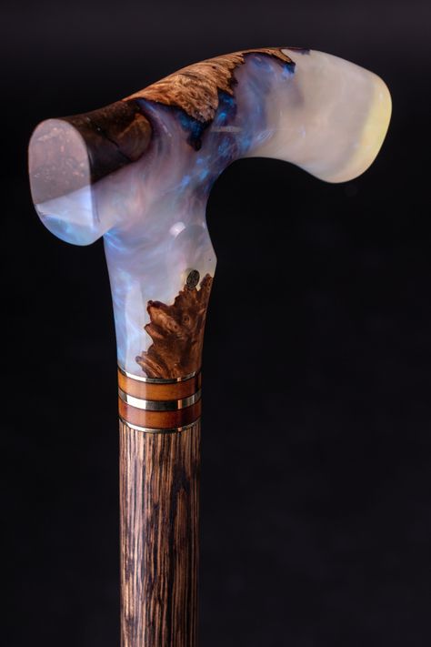 Wooden Canes Handmade, Walking Cane Aesthetic, Cane Reference, Fantasy Cane, Simon Fairchild, Drow Sorcerer, Cane Aesthetic, Walking Canes For Women, Steampunk Cane