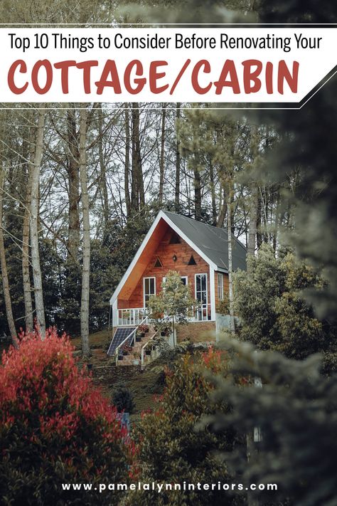 A Must Read for your Cottage, cabin or lakehouse build or renovation. Maine Cabin Decor, Maine Cabin Interior, Lake Cabin Remodel, Cottage Lake Aesthetic, Cottage Lake House Interiors, Tiny Lake Cottage, Lake Cottage Aesthetic, Small Lake Cabin Interiors, Cottage Renovation Ideas