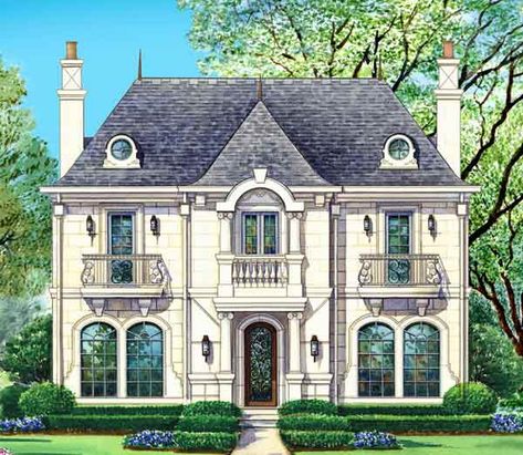 Plans For The Future, Luxury Floor Plans, European Plan, Victorian House Plans, Narrow Lot House, Narrow Lot House Plans, French Country House Plans, European House Plan, Casas The Sims 4