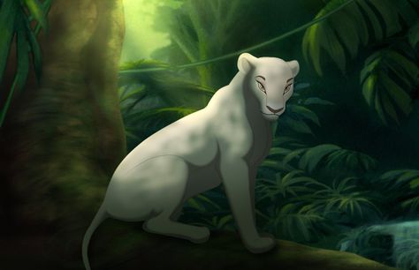 Started this early this morning and I just got it done now XD Ma Di Tau is just chillin in her jungle home Jesus christ ; . ; The background was an absolute nightmare to do! XDD But anyway you guys... Lion King Lioness, Lion Oc, White Lioness, Anime Lion, Jungle Home, Lion King Story, Lion King Fan Art, Lion King Art, Roi Lion