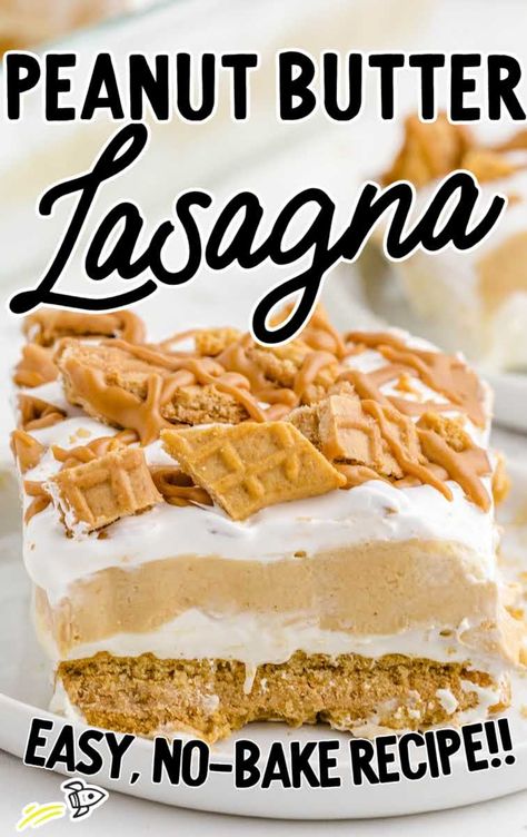 Nutter Butter Lasagna Desserts, Quick Peanut Butter Dessert, Peanut Butter Lasagna Desserts, Peanut Butter Lasagna Recipe, Easy Peanut Butter Desserts, Princess Desserts, Peanut Butter Cookie Lasagna, Crunchy Peanut Butter Cookies, Cook Desserts