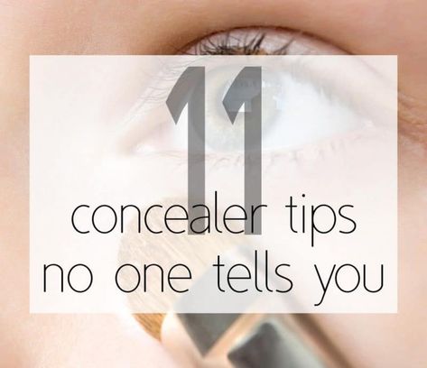 Concealer Tips, Using Concealer, Best Concealer, Under Eye Concealer, Love Makeup, All Things Beauty, Up Girl, Hair Skin, Looks Style