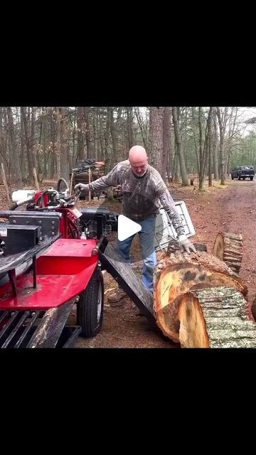 2M views · 36K likes | wood on Instagram: "Splitting some wood #excavator #excavation #engineering #treelife #tree #trees #woodworker #wood #woodexcavating #logistics #factory #fypシ #fyp #industrial #interiordesign #industry #interior" Home Made Sawmill, 4x6 Wood Projects, Trearbeid Ideas, Wood Working Ideas For Home, Tree Logs Ideas Diy, Log Crafts Diy, Diy Sawmill, Homemade Sawmill, Shopsmith Projects