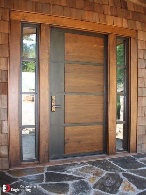 Gate House Design, House Entry Doors, Arched Entry Doors, Mudroom Remodel, House Front Door Design, Modern Entrance Door, Gate Wall Design, Front Door Styles, Main Entrance Door Design