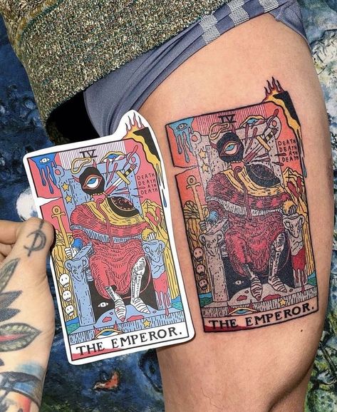 The Emperor Tattoo, Emperor Tattoo, O Tattoo, Stick N Poke Tattoo, Fire Tattoo, Sweet Tattoos, Tattoo Portfolio, Poke Tattoo, The Emperor