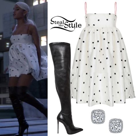 Ariana Grande: 'No Tears Left To Cry' Video Outfits | Steal Her Style Ariana Grande No Tears Left To Cry, Ariana Outfits, No Tears Left To Cry, Ariana Grande Outfits, Ariana Grande Fans, Steal Her Style, Ariana Grande Style, Mode Chanel, Celebrity Faces