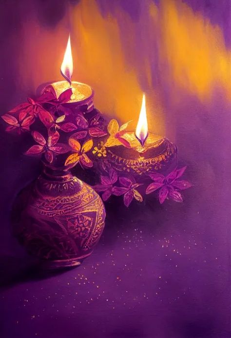 Free Purple and Gold Diwali Poster Diwali Posters Design, Poster For Diwali, Diwali Posters Creative, Diwali Poster Ideas, Diwali Illustration Art, Poster Rangoli For Diwali, Diwali Greeting Cards Design, Diwali Artwork, Diwali Poster Design