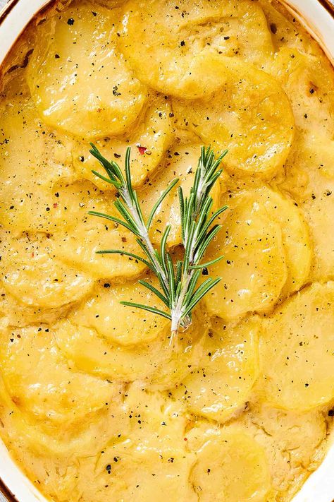 Scalloped Potatoes Non Dairy, Gf Df Scalloped Potatoes, Scalloped Potatoes No Dairy, Paleo Scalloped Potatoes, Gluten Free Dairy Free Scalloped Potatoes, Gluten And Dairy Free Scalloped Potatoes, Vegan Potato Au Gratin, Vegan Scalloped Sweet Potatoes, Dairy Free Potato Gratin