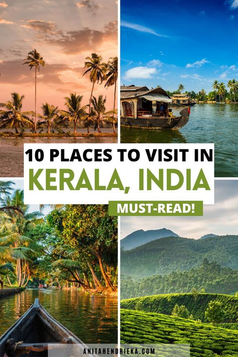 If you're looking for an amazing vacation destination, look no further than Kerala, India. This beautiful region is home to some of the most stunning places to visit in India. From scenic canals to rolling hills and lush jungles, there's something for everyone in Kerala. If you’re wanting to travel India and are looking for travel destinations to add to your India bucket list, then add Kerala ASAP. So what are you waiting for? Start planning your dream India vacation today! Diplomatic Passport, India Tourism, Kerala Travel, Backpacking India, India Travel Guide, Indian Subcontinent, Travel India, Kerala Tourism, Visit India