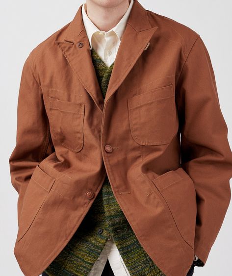 Engineered Garments - Bedford Jacket Duck Canvas, Military Uniform, Classic American, Engineered Garments, Outdoor Outfit, Classic Design, Suit Jacket, Canvas