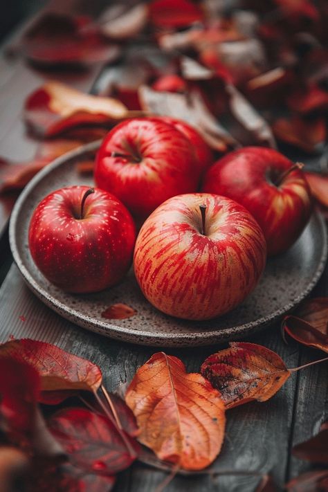 Apples Painting, Aesthetic Scenes, Pumpkin Photography, Autumn Fruit, Apple Aesthetic, First Day Of Autumn, Autumn Wallpaper, Apple Farm, Pumpkin Photos