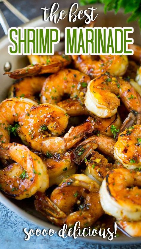 Grilled Citrus Shrimp, Marinade For Seafood, Garlic Shrimp Marinade For Grill, Quick Shrimp Marinade For Grill, Shrimp Recipes Marinated, Shrimp Grilling Recipes, Marinade For Shrimp Skewers, Marinated Cooked Shrimp, Seafood Marinades Recipes