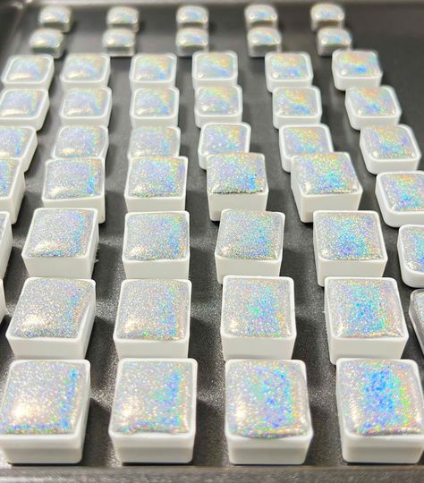 Extreme Holographic Handmade Artisan Watercolor Paint Fairy - Etsy UK Holographic Paint, Art Supplies Gift, Stationery Obsession, Watercolor Pans, Crushed Diamonds, Chameleon Color, Acrylic Craft Paint, Stationery Craft, Diy Watercolor