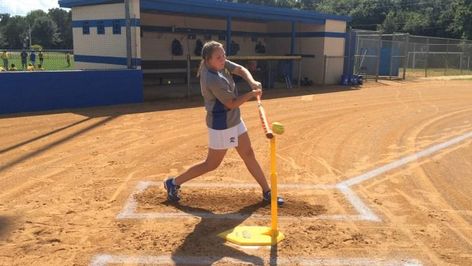 Softball Practice Drills, Hitting Drills Softball, Fastpitch Softball Drills, Softball Camp, Travel Softball, Softball Photography, Softball Memes, Softball Practice, Softball Workouts