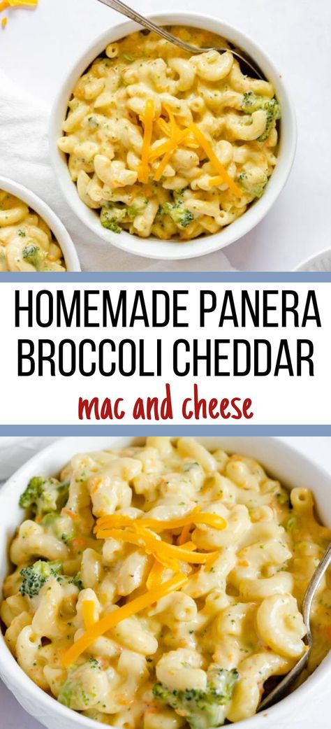 Our homemade Panera Bread broccoli cheddar mac and cheese copycat recipe combines two of our favorite dishes – broccoli cheddar soup and mac and cheese. It’s made with tender shells pasta, a creamy blend of three cheeses and simple ingredients. This craveable meal is one of our favorite dishes and can be served for an easy lunch or dinner or side dish. Pasta With Cheddar Cheese, Broccoli Cheddar Mac And Cheese Panera, Panera Broccoli Mac And Cheese Recipe, Broccoli Cheddar Mac And Cheese, Broccoli Cheddar Pasta, Broccoli Mac And Cheese Recipe, Broccoli Mac And Cheese, Shells Pasta, Pasta Broccoli