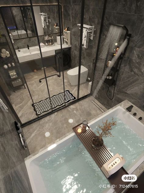 Drømme Bad, Dekorere Bad, Bilik Air, Dream Apartment Decor, تصميم للمنزل العصري, Bad Inspiration, Bathroom Design Decor, Bathroom Inspiration Decor, Dream House Rooms