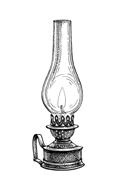 Kerosene Lamp Vectors, Photos and PSD files | Free Download Wall Lamp Art, Gas Lantern Tattoo, Kerosene Lamp Drawing, Hermit Lantern Tattoo, Drawing Of Candles, Old Lamp Tattoo, Gas Lamp Tattoo, Lamp Sketch Drawings, Kerosene Lamp Tattoo