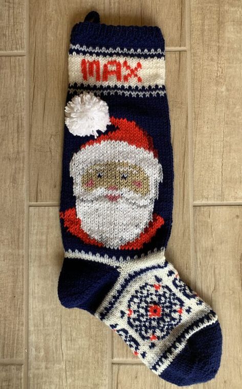 Knitted Christmas Stocking Patterns Free, Christmas Stocking Knitting Pattern, Stocking Knitting Pattern, Christmas Stocking Pattern Free, Knitted Christmas Stocking Patterns, Baby Christmas Stocking, Stocking Pattern Free, Knitted Santa, Stockings Diy