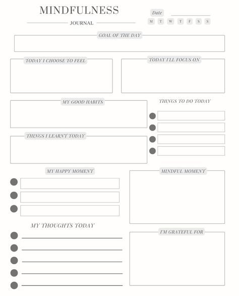 Free Printable Journal Sheets | Customizable Journaling Templates | Vibrant Studio Art Journal Worksheets Free Printable, Self Improvement Journal Template, Daily Journal Layout Free Printables, Editable Planner Templates Free, Journaling Templates Printable Free, Digital Planner Pages Free, Ipad Journal Template Free, Morning Journal Template, Journaling Pages Printable