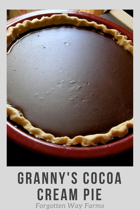 Chocolate Pie Recipes, Pie Pops, My Granny, Cronut, Good Pie, Chocolate Cream Pie, Cream Pie Recipes, Best Pie, Chocolate Pie