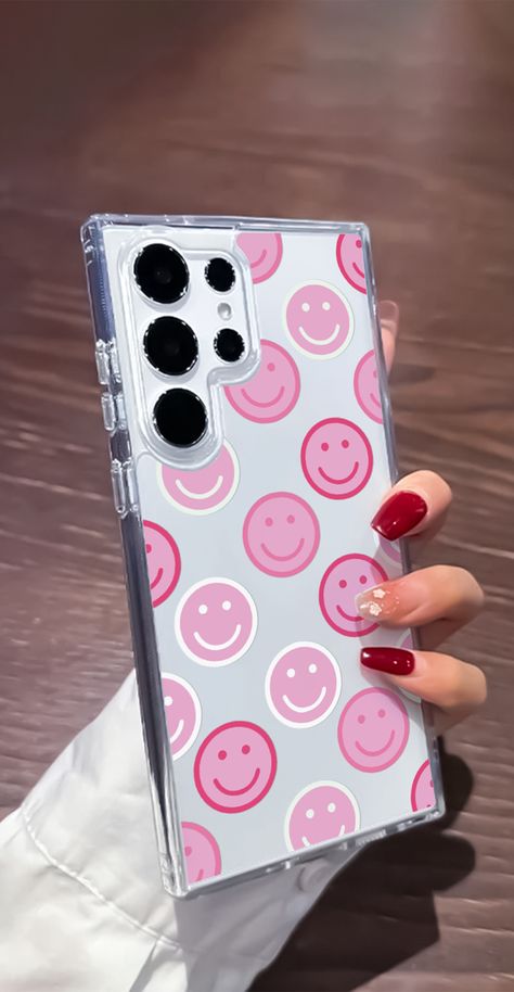 Preppy Pink Smiley Face Phone Case for Samsung Galaxy S23 S22 S21 S20 FE Case S20FE S21 FE Y2K Aesthetic S23Ultra S22Plus Galaxy Case S22 Preppy Pink Smiley Face, S23 Ultra Aesthetic, Samsung Cellphone, Smiley Face Phone Case, S20 Fe Case, Mobile Watch, Preppy Phone Case, Pink Smiley Face, Samsung Galaxy S Series