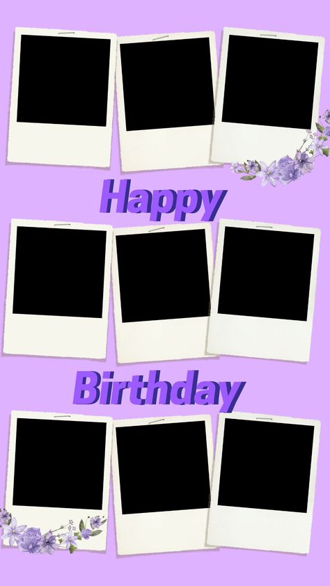 Happy Birthday Template Purple, Happy Birthday Sister Instagram Story, Happy Birthday Captions, Edgars Haircut, Happy Birthday Wallpaper, Happy Birthday Template, Friend Birthday Quotes, Happy Birthday Frame, Birthday Post Instagram