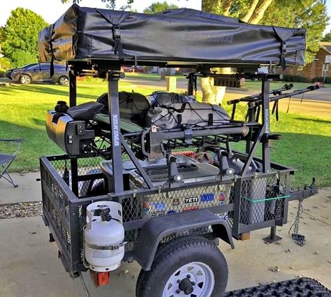 Diy Off Road Camper Trailer, Expedition Trailer Diy, Overland Utility Trailer, Utility Camping Trailer, Diy Utility Trailer Camper, Diy Offroad Trailer, Overland Trailer Ideas, Camping Utility Trailer, Rooftop Tent Trailer