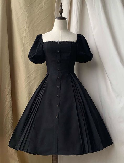 Black Fantasy Dress Queens, Fantasy Dress Queens, Dark Princess Dress, Vampire Dress, Dark Princess, Shopping Link, Black Pleated Dress, Op Dress, Dark Dress