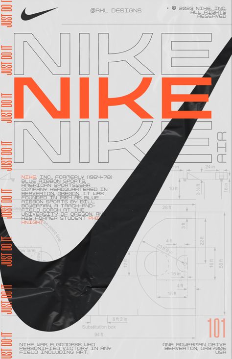 Nike Poster Prints, Nike Magazine Cover, Nike Graphics Design, Nike Brand Aesthetic, Nike Branding Design, Nike Infographic Design, Nike Graphic Design Poster, Nike Poster Aesthetic, Nike Ads Posters