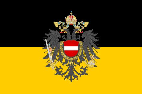 Flag of Austria Empire- Total War - Category:Wappenrolle Österreich-Ungarns - Wikimedia Commons Pictures Of Flags, Empire Flag, Hungarian Flag, Empire Wallpaper, Habsburg Austria, Austria Flag, Switzerland Flag, Austrian Empire, Holy Roman Empire