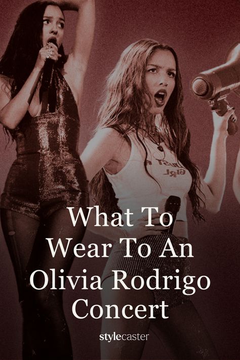 Here's the best outfits to wear to an Olivia Rodrigo concert to embody her iconic pop rock girl aesthetic. Olivia Rodrigo Concert Outfit Inspired, Olivia Rodrigo Concert Outfit Guts Tour, Olivia Rodrigo Concert Outfits, Olivia Rodrigo Inspired Outfits, Olivia Rodrigo Outfits Concert Ideas, Guts Olivia Rodrigo Aesthetic, Olivia Rodrigo Guts Tour Outfits, Olivia Rodrigo Guts Tour, Olivia Rodrigo Concert Outfit Ideas