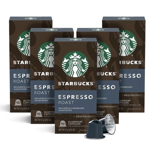 Compatible with Nespresso Original line #ad Starbucks Macchiato, Copycat Starbucks Drinks, Nespresso Original, Nespresso Coffee Capsules, Café Starbucks, Ice Caramel Macchiato, Espresso Pods, Nespresso Pods, Amazon Coffee