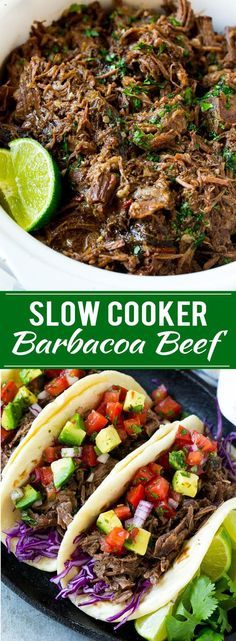 Mexican Food Recipes Beef, Chipotle Copycat Recipes, Chipotle Copycat, Beef Barbacoa, Slow Cooker Barbacoa, Barbacoa Recipe, Recipe Slow Cooker, Recipe Mexican, Mexican Beef