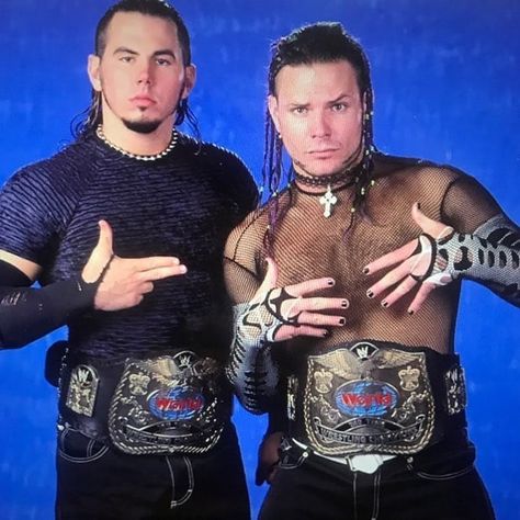 The VESSEL of Matt Hardy on Twitter: "Happy Day of Birth to my sibling & tag team partner, #BrotherNero @JEFFHARDYBRAND!… " Hardy Boys Wwe, Wwe Jeff Hardy, Hardy Brothers, The Hardy Boyz, The Hardy Boys, Day Of Birth, Matt Hardy, Alien Drawings, Jeff Hardy