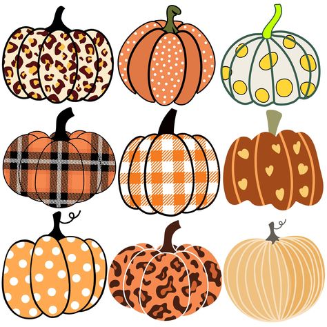 PRICES MAY VARY. Pumpkin Bulletin Board Decoration: You will get 45 pieces pumpkin cutouts for bulletin board decor, 9 styles, each style contains 5 pieces, package come with 100 pieces glue points for easy apply, sufficient quantity and enough glues can satisfy your decoration needs. Unique Design: These pumpkins cutouts are designed with plaid, leopard and other styles, look colorful and very cute, fit for fall, autumn, Halloween, thanksgiving, harvest party decorations, or many pumpkin theme Pumpkin Patch Decor, Printable Pumpkins, Harvest Party Decorations, Fall Cutouts, Bulletin Board Decoration, Pumpkin Clip Art, Autumn Board, Thanksgiving Party Decor, Pumpkin Cutouts