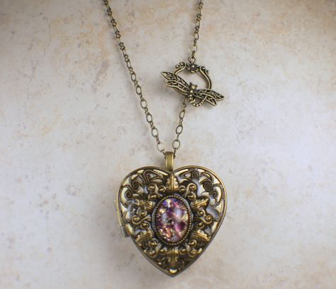 Heart locket bracelet