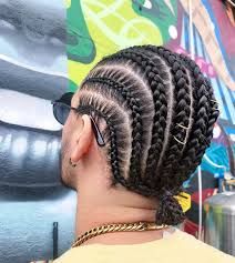 Straight Back Cornrows Short Hair, Straight Hair Cornrows Men, Straight Hair Braid Styles Men, Cornrow Braids Men Short Hair, Braided For Men, 8 Braids Cornrows For Men, Mens Straight Back Braids, Guys With Cornrows, Cornrows Straight Hair