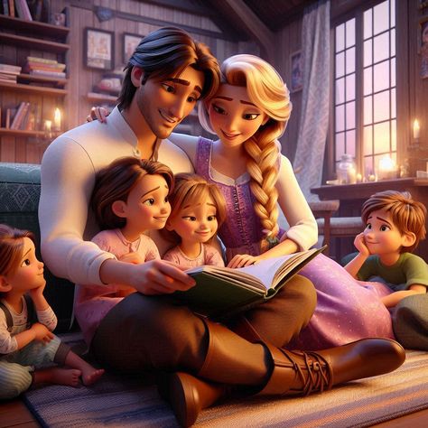 #rapunzel #eugene #family  #life  #home  #viva Disney Princess Family, Rapunzel Eugene, Cute Hijab Cartoon Wallpaper, Disney Swag, Disney Movie Art, Rapunzel And Eugene, Disney Princess Artwork, Disney Princess Makeover, Disney Princess Fan Art