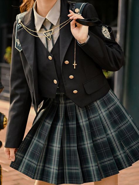 Kawaii Outfit Ideas, The Princess Diaries, Y2k Aesthetic Fashion, School Uniform Fashion, School Uniform Outfits, Jk Uniform, Kawaii Shirts, Kawaii Dress, Estilo Preppy