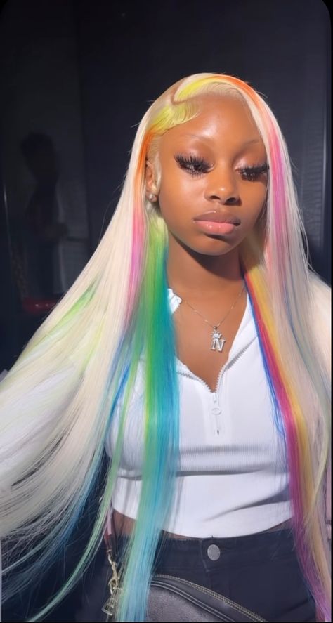 Glamour Hair, Frontal Wig Hairstyles, Creative Hair Color, Quick Weave Hairstyles, Closure Wigs, Wig Store, Dyed Hair Inspiration, Lace Frontal Closure, Frontal Hairstyles