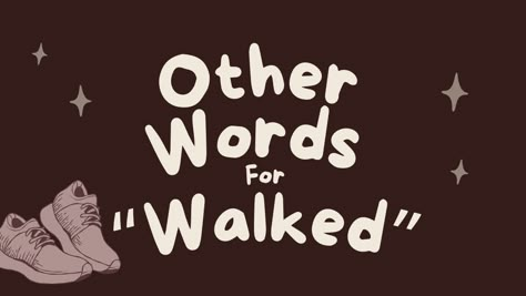 There’s nothing wrong with saying “they walked”, but if you want to mix it up or be more specific, here are some alternatives:   Strolled Walk at a leisurely pace. Sauntered Walk in an idle or leisurely manner Meandered Slowly, aimlessly, often with twists Trudged Walk with effort or reluctance Ambled Walk at a slow, e Plot Outline Template, Story Boarding, Writing Expressions, Writing Websites, Outline Template, Plot Outline, Writing Inspiration Tips, Writing Plot, Bullet Journal Mood Tracker Ideas