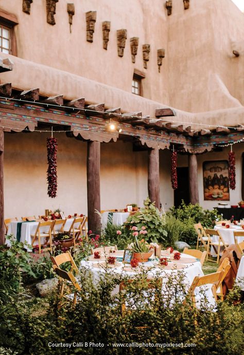 New Mexico Museum Of Art, Santa Fe Wedding Venues, Hotel Albuquerque Wedding, Southwest Wedding Flowers, Southwest Wedding Theme, New Mexico Wedding Venues, El Paso Wedding, Enchantment Wedding, Desert Themed Wedding