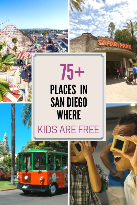 75+ Places Where Kids Are Free in San Diego this October! - Kids Free San Diego is every October, this is one of the best times to visit for families.  via @globalmunchkins San Diego With Kids, San Diego Kids, San Diego Activities, San Diego Attractions, California With Kids, San Diego Vacation, Visit San Diego, San Diego Travel, Mission Beach