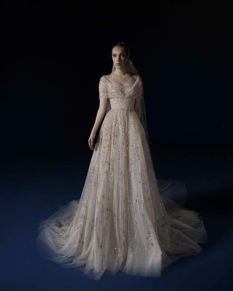 Georges Hobeika Bridal, George Hobeika, Bridal 2024, Wedding Dress Vintage Sleeves, Beautiful Gown Designs, Haute Couture Wedding Dress, Bridesmaid Saree, Dress Couture, Bride Gown