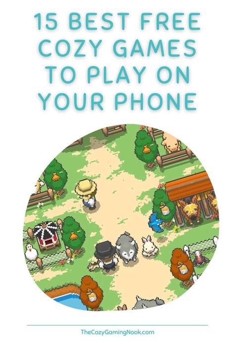 Looking for free cozy games to play on your phone? Check out our list of the 15 best cozy mobile games that offer relaxing and enjoyable experiences. Discover activities like farming, decorating, and interacting with adorable characters. Available on iOS and Android!rn Ios Games Iphone, Games For Girls On Phone, Cosy Mobile Games, Cool Mobile Games, Free Cozy Mobile Games, Cozy App Games, Cottagecore Mobile Games, Fun Games On Iphone, Cozy Apple Arcade Games